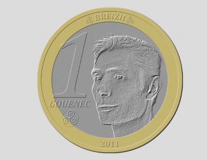 Pièce de monnaie crée sous Photoshop Elements