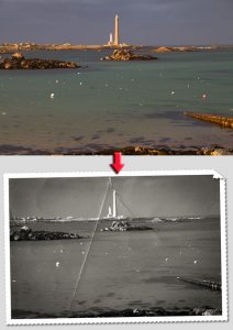 Photo vieillie sous Photoshop Elements