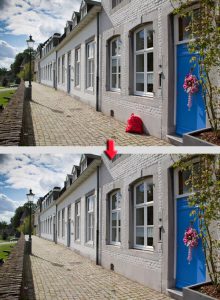 Suppression d'un élément avec Photoshop Elements