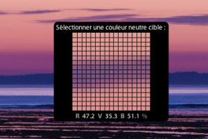 Zoom balance des blancs Lightroom